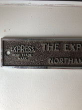Load image into Gallery viewer, Heavy duty metal ‘Express Lift’ vintage plaque