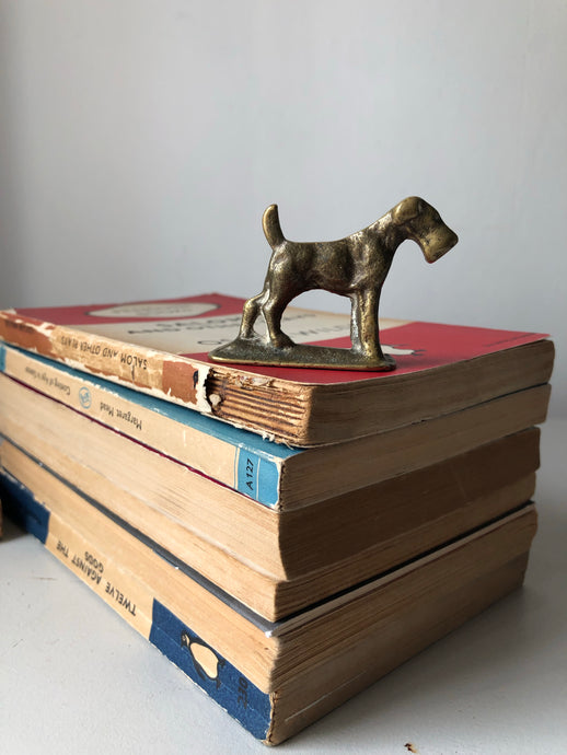 Vintage Brass Terrier