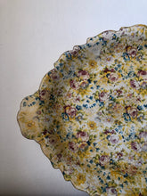 Load image into Gallery viewer, Vintage Yellow Floral Tray