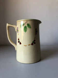 Art Deco Hand Painted Floral Jug