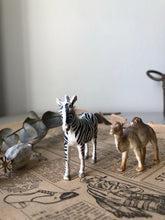 Load image into Gallery viewer, Pair of Vintage Animals, Zebra and Camel