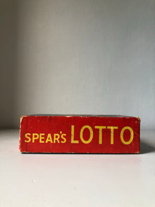 Vintage Spear's Lotto Game
