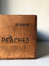 Load image into Gallery viewer, Original Vintage &#39;Californian Peaches&#39; Crate
