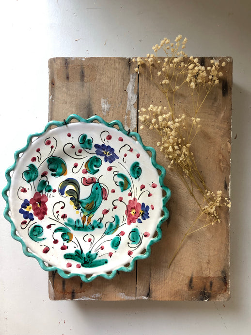 Vintage Cockerel Display Plate