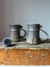 Load image into Gallery viewer, Pair of Vintage Studio Pottery Tea mugs