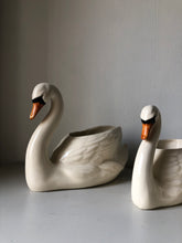Load image into Gallery viewer, Large Antique Carlis Ware Swan Planter