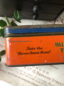Vintage Blue Bird Toffee Tin