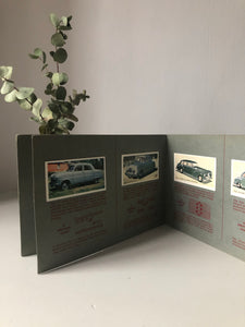 Vintage Car Card album