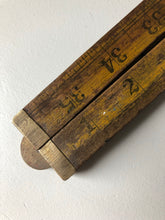 Load image into Gallery viewer, Vintage wooden Architects ruler