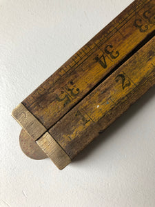 Vintage wooden Architects ruler