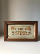 Load image into Gallery viewer, Antique Religious Framed Embroidery