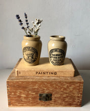 Load image into Gallery viewer, Pair of Vintage Stone Cream pots