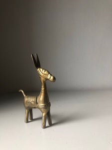 Vintage Brass Donkey