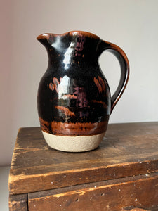 Vintage Brown Pottery Jug