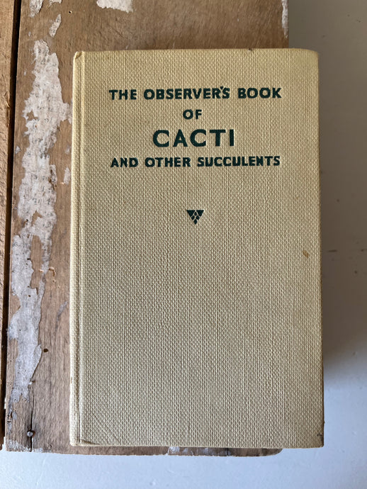 Vintage Observer Book of Cacti