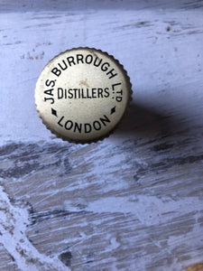 Antique Cork Stoppers, Jas Burrough Ltd. Distillers, London