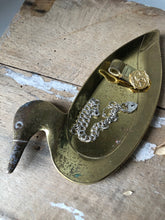 Load image into Gallery viewer, Vintage Brass Duck Dish