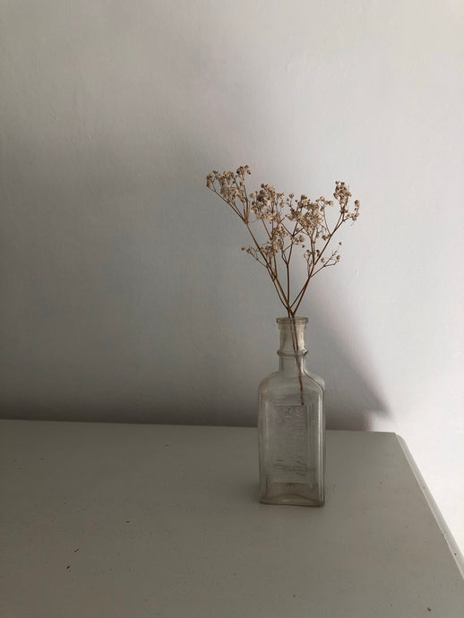 Vintage Sewing Machine Oil Glass bottle