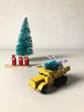 Load image into Gallery viewer, Home for Christmas - Vintage Yellow Lorry