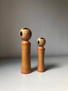 Pair of Vintage Kokeshi Dolls