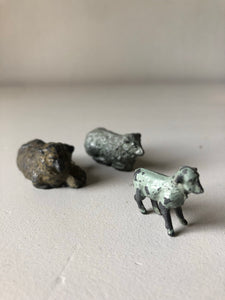 Vintage Lead Sheep and Lamb set