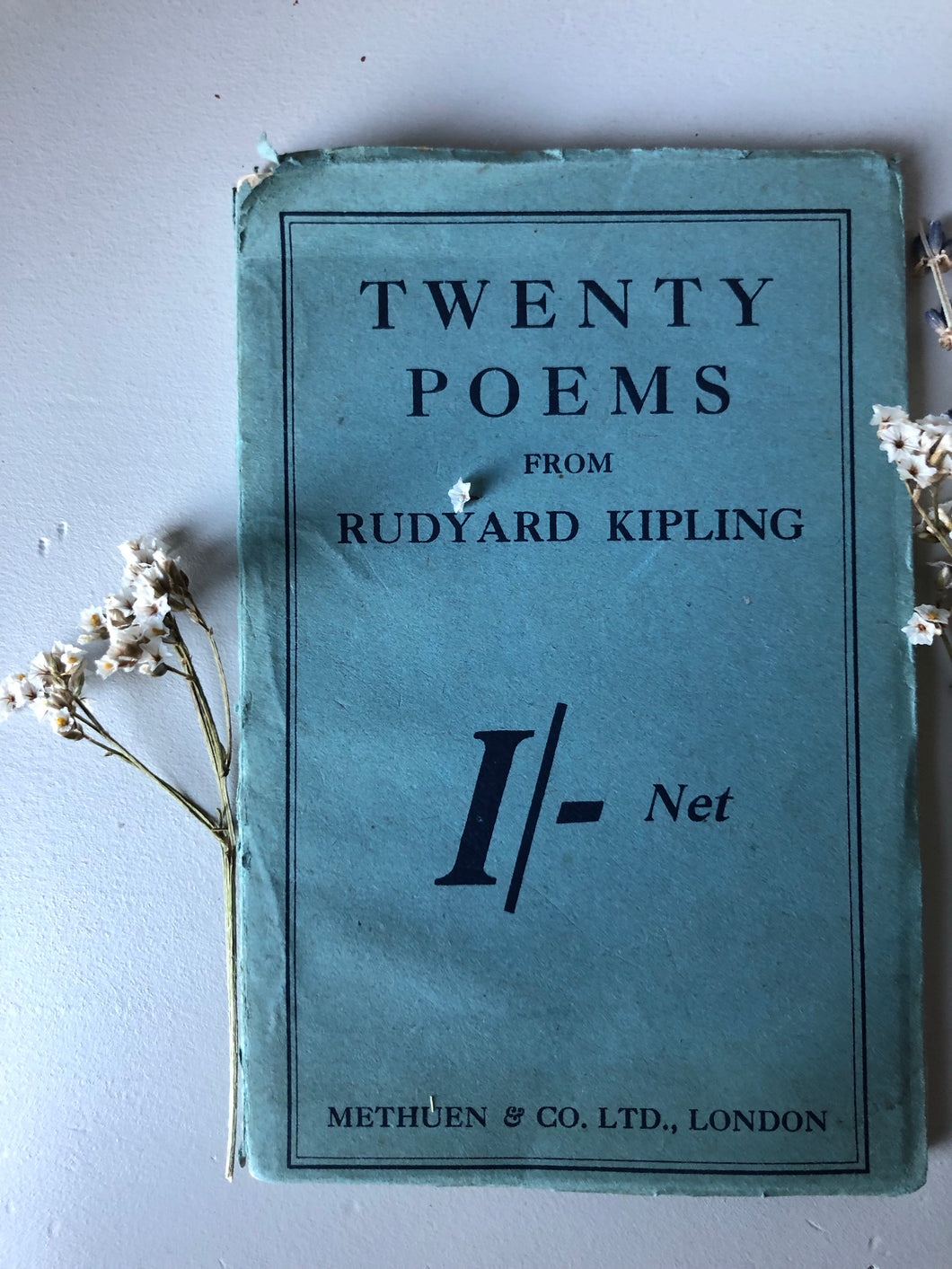 Antique Rudyard Kipling Poetry Book