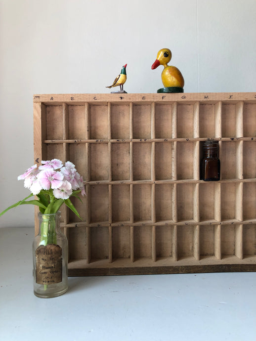 Small Vintage Printers Tray (D)