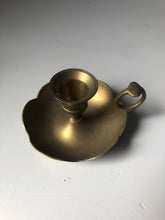 Load image into Gallery viewer, Vintage Brass Chamberstick