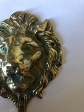 Load image into Gallery viewer, Vintage Brass Lion Hook