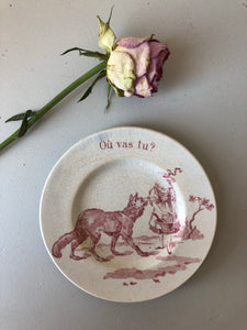 Antique French Mini Plate