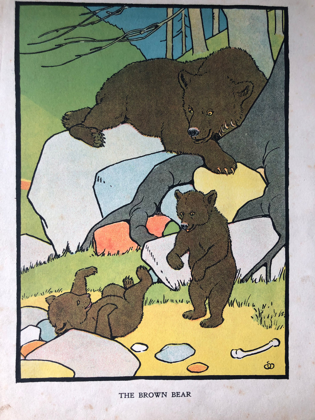 Original Bear bookprint