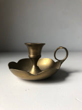 Load image into Gallery viewer, Vintage Brass Chamberstick