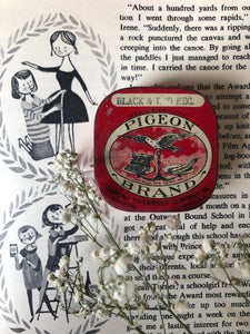 Vintage ‘Pigeon Brand’ ink tin