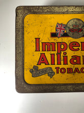 Load image into Gallery viewer, Large vintage ‘Imperial Alliance’ Tobacco tin